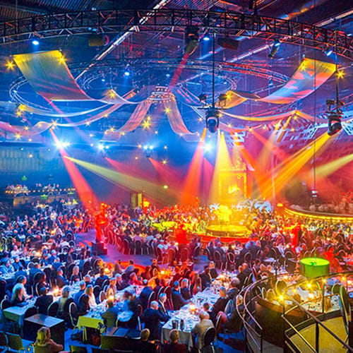 Hall C for large meetings